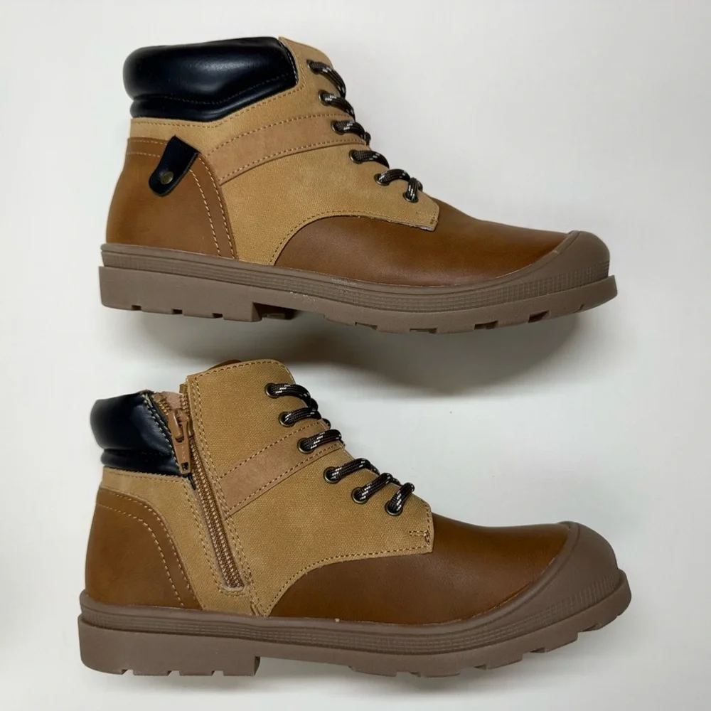 Boys osmund cognac Tan High-Top Casual Boots